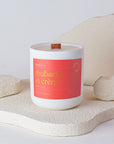 Feu&Co Chandelle de soya Maison Feu&Co Rhubarbe et crème