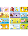 Janod Casse-têtes Parents et bébés animaux Jouets Janod