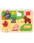 Janod Casse-tête de bois Chunky Jouets Janod Ferme