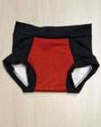 Joka Bébé Culotte de propreté de nuit Couches lavables Joka Bébé Grand Noir et rouge