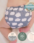 La Petite Ourse Couche lavable à poche Boutons pression Élastique large Couches lavables La Petite Ourse Nuage
