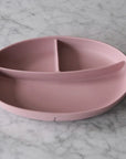 Micasso & Co Assiette à succion divisée en silicone Alimentation Micasso & Co Mauve