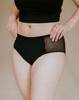Ora Protections - Culotte menstruelle taille haute avec mesh Vêtements Ora protections
