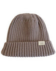 Petit Coulou Tuque pour bébé en tricot Petit Coulou taupe