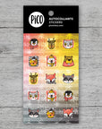 Pico Autocollants - Collection Noël Éducation Pico Tatouages Temporaires Animaux de la forêt