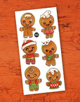 Pico Tatouages temporaires - Collection Noël Pico Tatouages Temporaires Pains d'épices