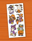 Pico Tatouages temporaires - Édition Halloween Pico Tatouages Temporaires Chiens costumés