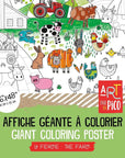 Pico Coloriage géant Éducation Pico Tatouages Temporaires Ferme