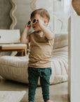 Zak & Zoé Pantalon évolutif harem Zak & Zoé 3-12 mois Vert collégial