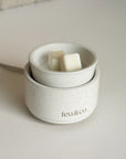 Feu&Co Diffuseur électrique en céramique – Grès blanc