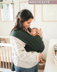 Gustine Écharpe extensible de portage en coton Portage Gustine baby carrier Forest