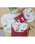 Lya Serviette hygiènique Régulière Accessoires Lya Hérisson et champignons
