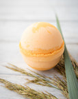 Savonnerie Saponaria Bombe de bain Soins corporels Savonnerie Saponaria Ambre blanc