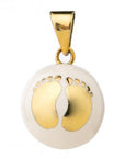 Bola Collier pour future maman Maternité Bola Blanc avec pieds
