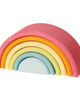 Grimm's Arc-en-ciel multicolore 6 morceaux Jouets Grimm's Spiel & Holz Design Moyen Pastel