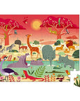 Janod Casse-tête Réserve Animaux 54 pièces Jouets Janod