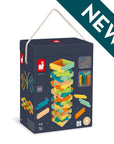 Janod Ensemble de construction en bois 60 pièces Jouets Janod