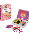 Janod Magnéti'book Jouets Janod Crazy faces fille