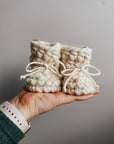Les petits Tousi Pantoufles 6-12 mois Vêtements Les petits tousi Coton