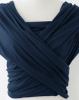 Gustine Écharpe extensible de portage en coton Portage Gustine baby carrier Bleu nuit
