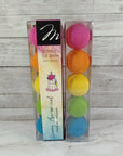 Margot Ensemble de 5 bombes de bain Soins corporels Margot Arc-en-ciel