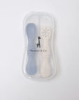Micasso & Co Les cuillères d'apprentissage en silicone pour bébé Alimentation Micasso & Co