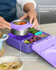 Omiebox Boite à goûter Alimentation Omiebox Mauve - Purple plum