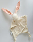 Papoum papoum Lapin doudou en Bambou Dodo Papoum Papoum Lapin crème oreilles roses