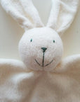 Papoum papoum Lapin doudou en Coton Biologique Dodo Papoum Papoum Lapin broderie verte