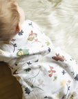 Perlimpinpin Dormeuse sac de nuit en mousseline de Coton 1.5 Tog 0-6, 6-18 ou 18-36 mois Dodo Perlimpinpin 0-6 mois Jungle vert