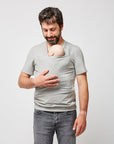 Umana Vija Design Chandail Peau-à-Peau portage pour papa Portage Umana Très petit Gris chiné
