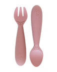 EZ PZ Ensemble cuillère et fourchette Alimentation EZ PZ Blush