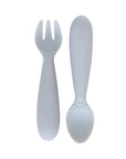 EZ PZ Ensemble cuillère et fourchette Alimentation EZ PZ Gris