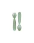 EZ PZ Ensemble cuillère et fourchette Alimentation EZ PZ Sauge
