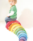 Grimm's Arc-en-ciel multicolore 12 morceaux Jouets Grimm's Spiel & Holz Design
