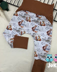 Joka Pantalons évolutifs Joka Bébé Renards roux 3-12 mois