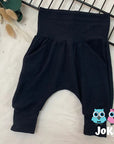 Joka Pantalons évolutifs Joka Bébé Noir 3-12 mois