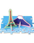 Janod Casse-tête 3D Le monde 350 pièces Jouets Janod