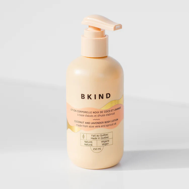 BKIND Lotion corporelle hydratante Noix de coco et lavande Soins corporels BKIND