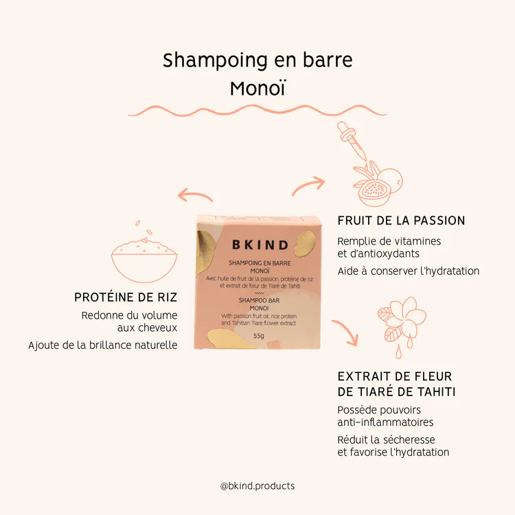 BKIND Shampoing en barre Soins corporels BKIND