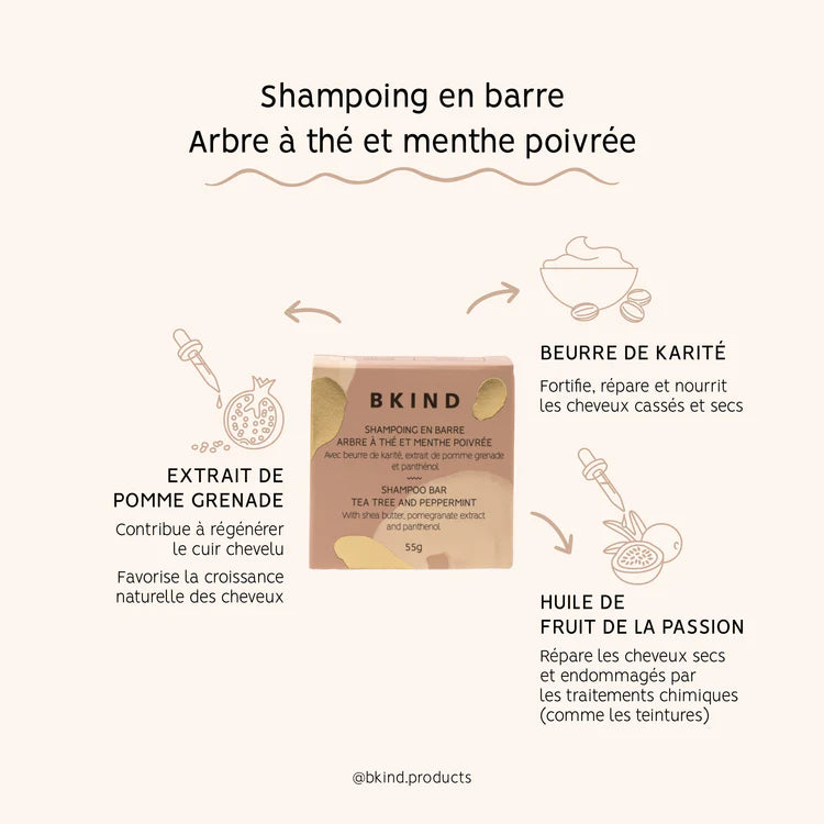 BKIND Shampoing en barre Soins corporels BKIND