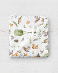 Bébé Ô Chaud Couverture en mousseline de bambou Dodo Bébé Ô Chaud Écureils des bois