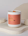 Feu&Co Chandelle de soya Maison Feu&Co Pêche et crème