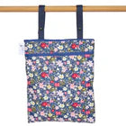 Colibri Sac imperméable de transport double moyen format Couches lavables Colibri Prairie petals