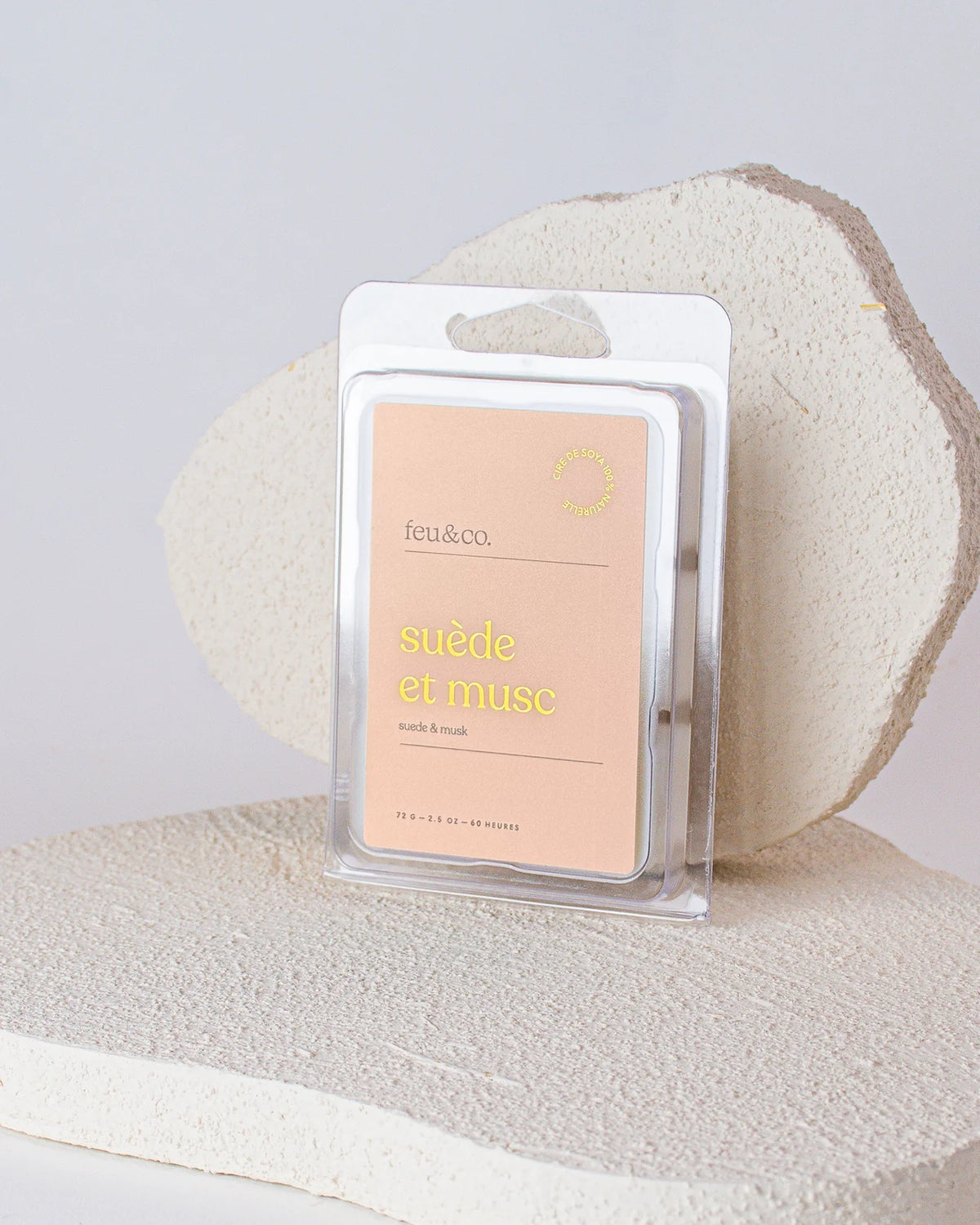Feu&Co Pastilles de cire de soya pour diffuseur Maison Feu&Co Suède et musc