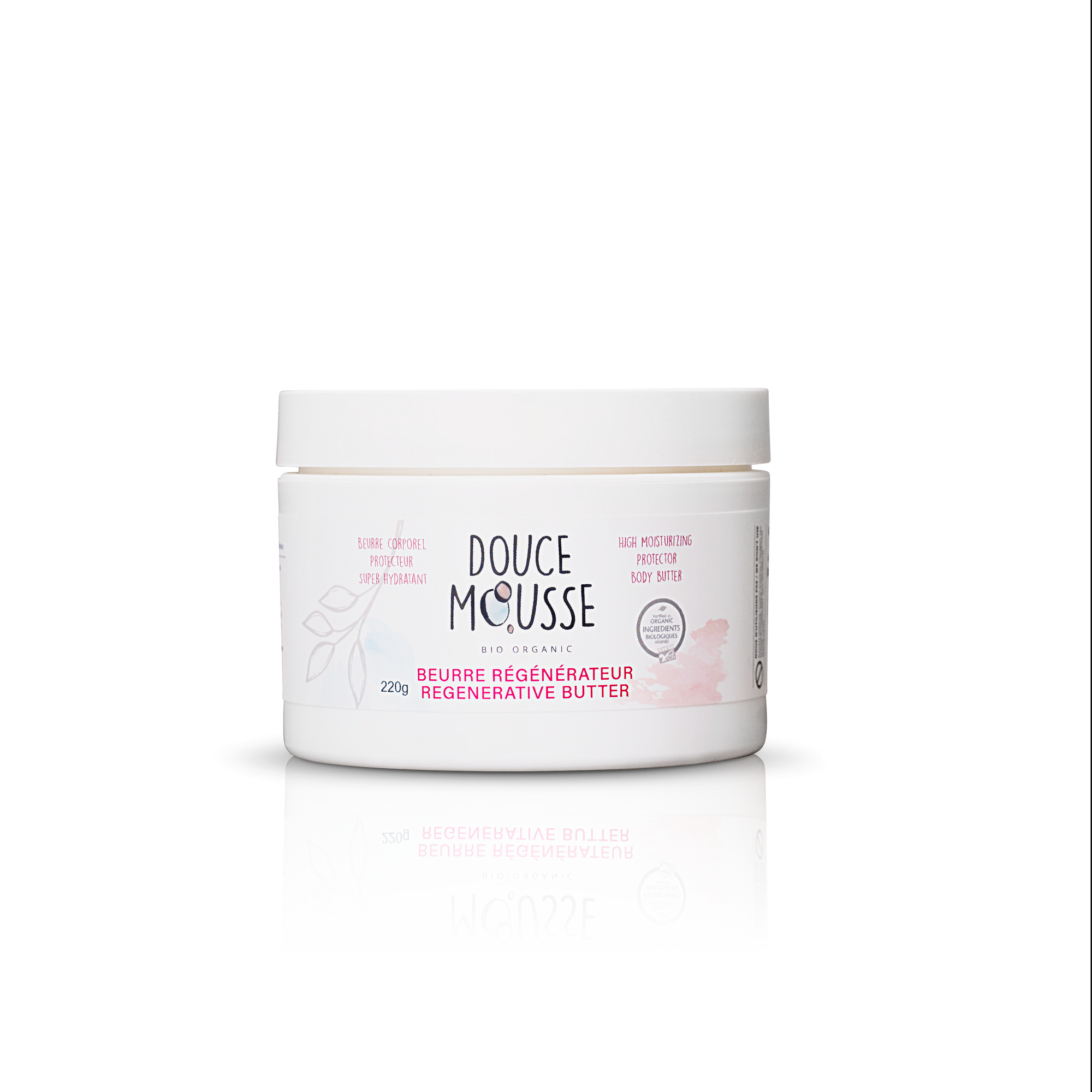 Douce mousse Beurre régénérateur Soins corporels La Coursière Bio 220g  