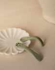 Micasso & Co Les cuillères d'apprentissage en silicone pour bébé Alimentation Micasso & Co Vert tendre
