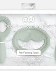 EZ PZ Jouets de dentition en trio Accessoires EZ PZ Sauge