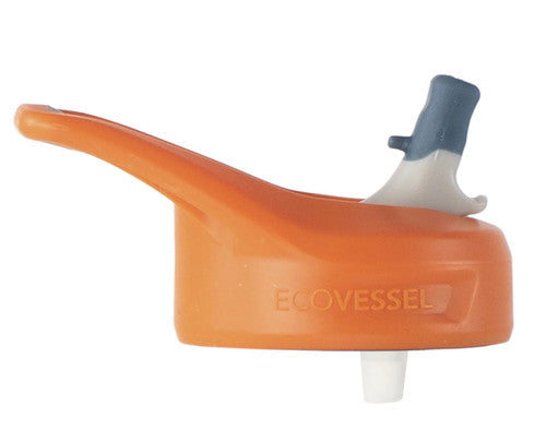 Ecovessel couvercle de remplacement gourde et tasse à café Alimentation Ecovessel Couvercle pour gourde Orange  