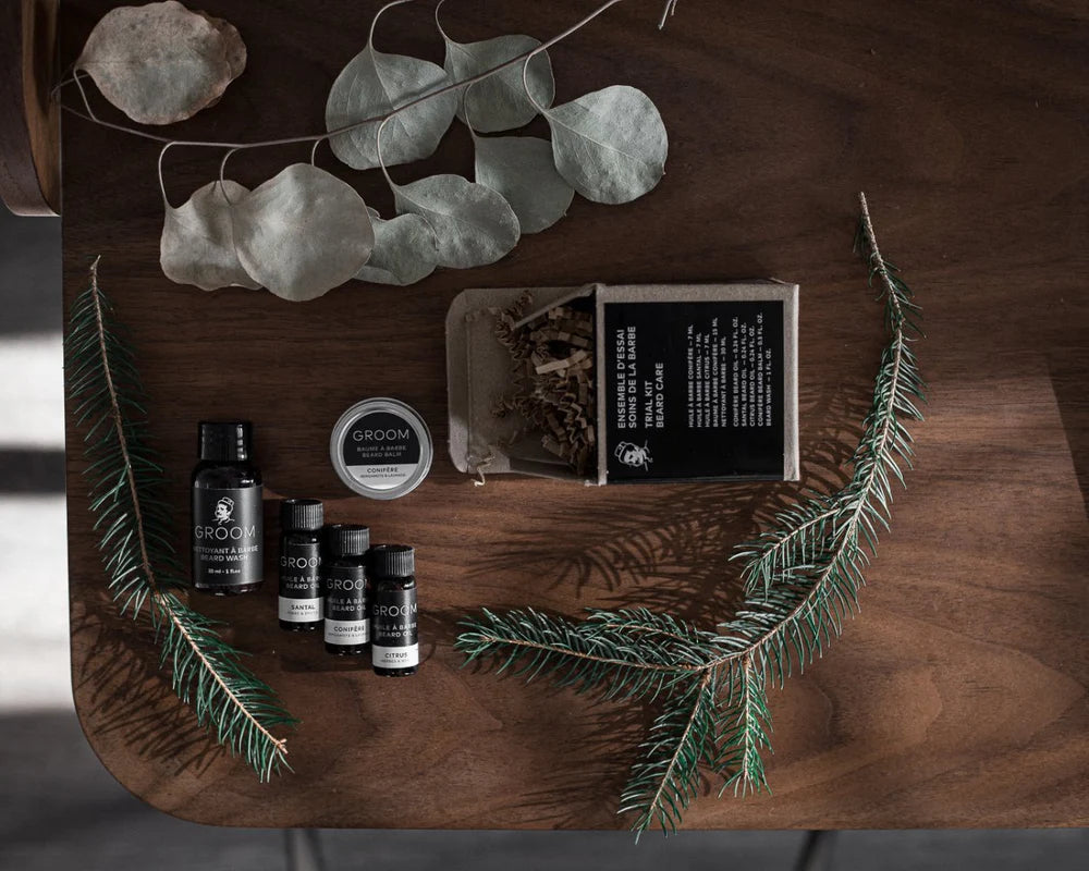 GROOM Ensemble d'essai pour les soins de la barbe Soins corporels GROOM